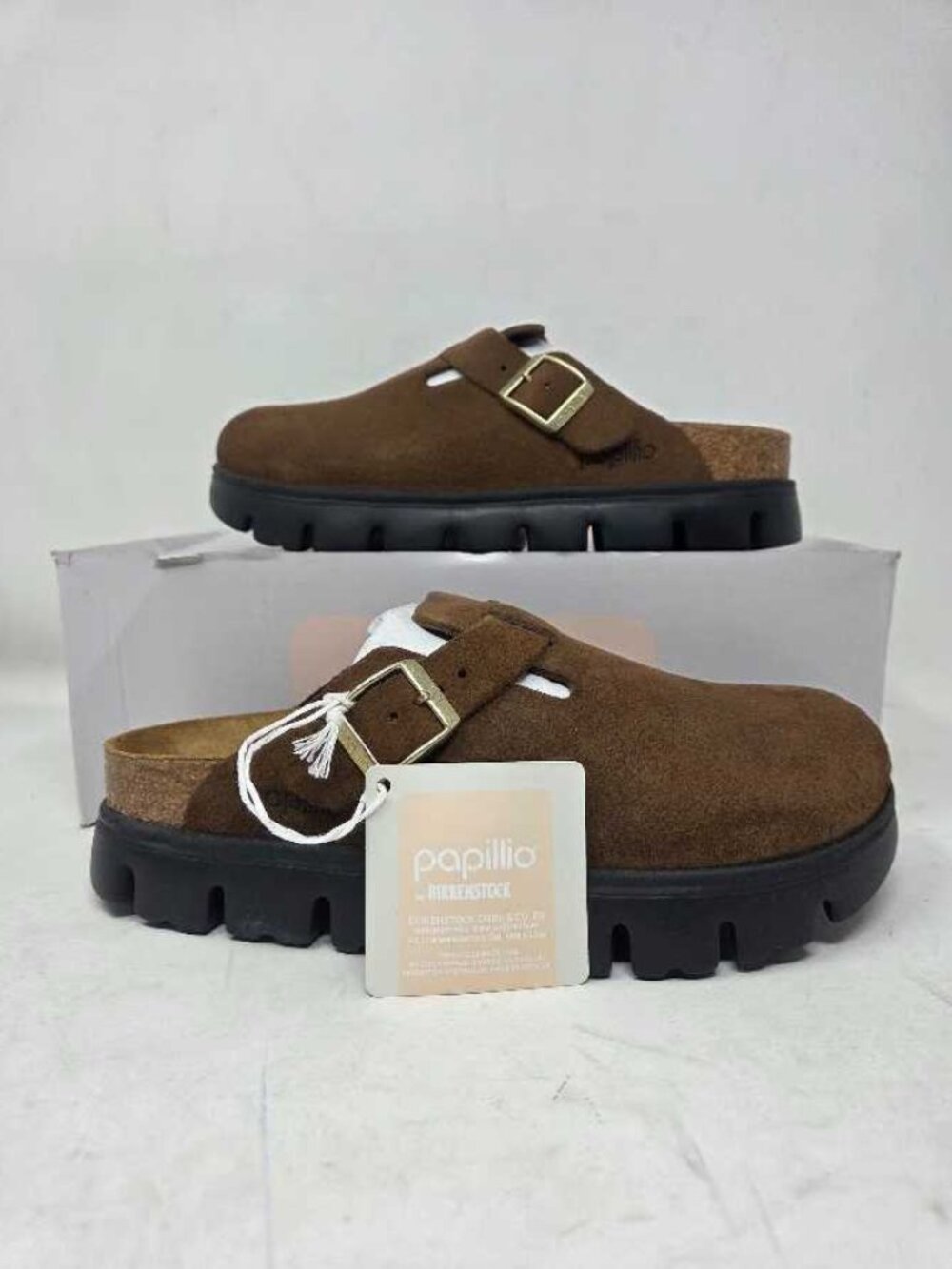 New 38 (US 7) Papillio x Birkenstock (from Anthropologie) Boston Chunky clogs
